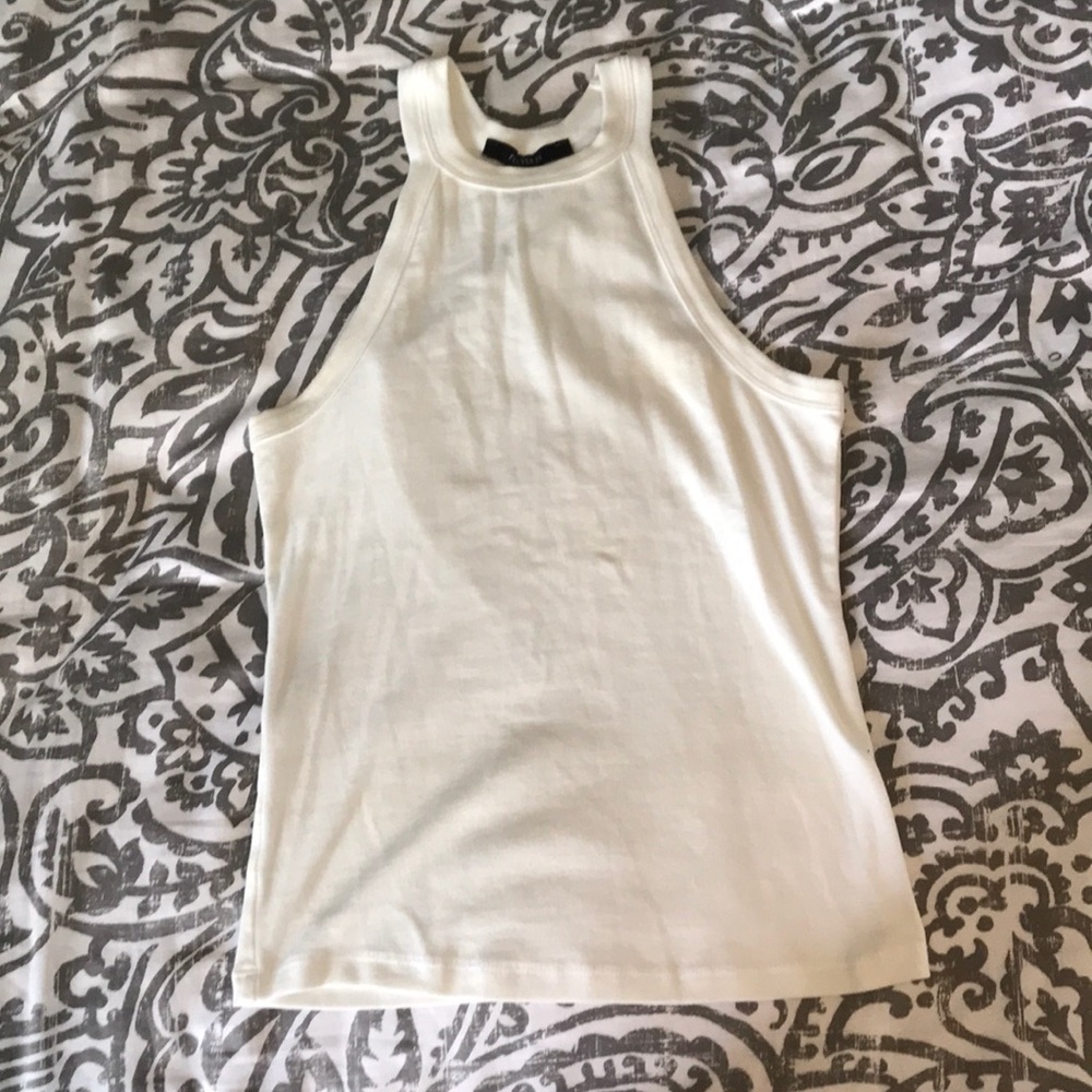 White crop top